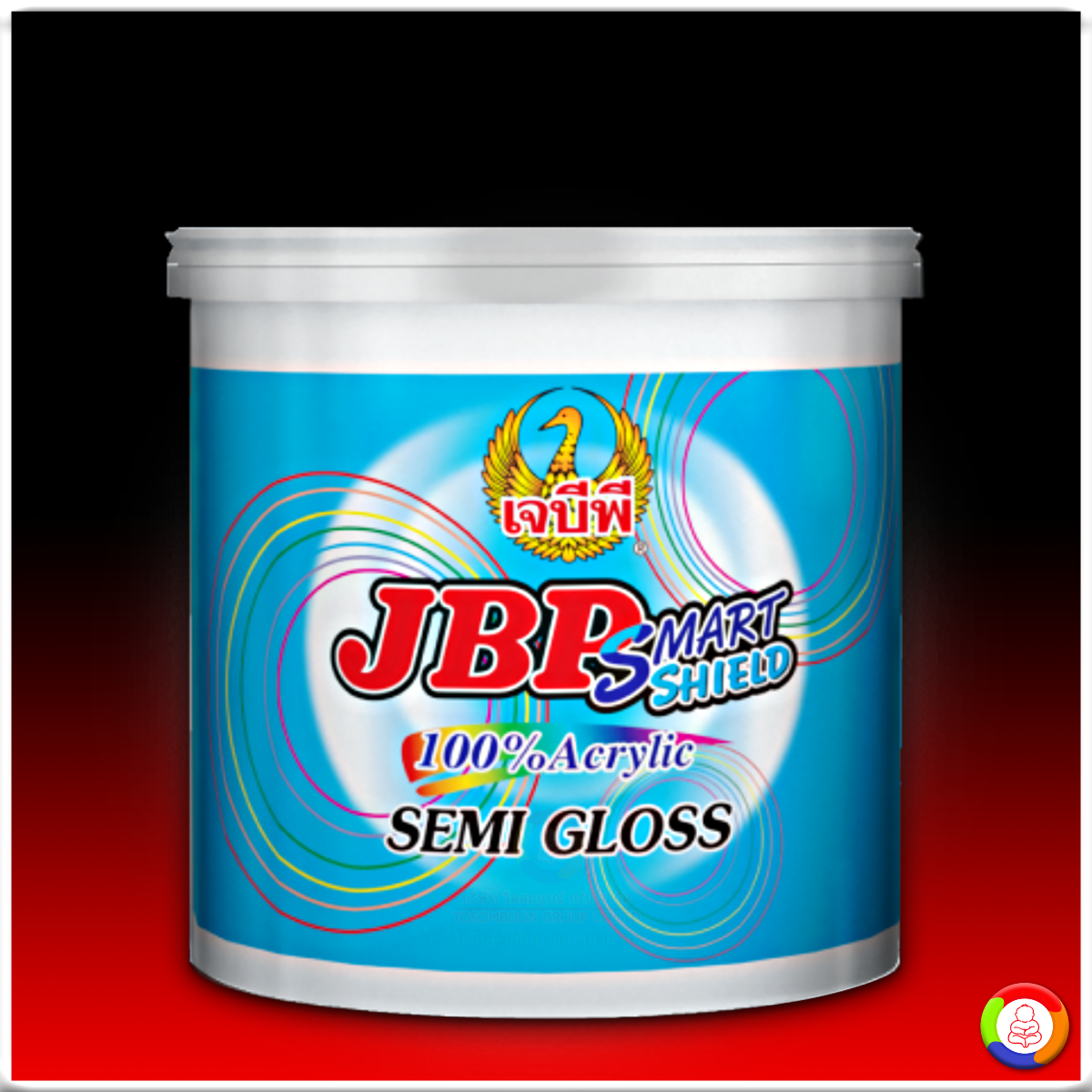 JBP Smart Shield (Semi-Gloss) สีน้ำอะคริลิค เจบีพี สมาร์ทชิลด์ ชนิดกึ่งเงา