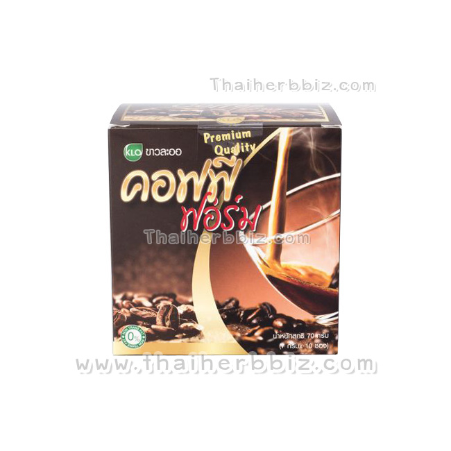 คอฟฟี่ฟอร์ม ขาวละออ สูตรอินเตอร์ เร่งการเผาผลาญ Khaolaor Coffee Form