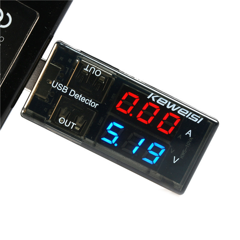 Keweisi KWS-10VA 3-9V 3A USB Voltage and Current Tester