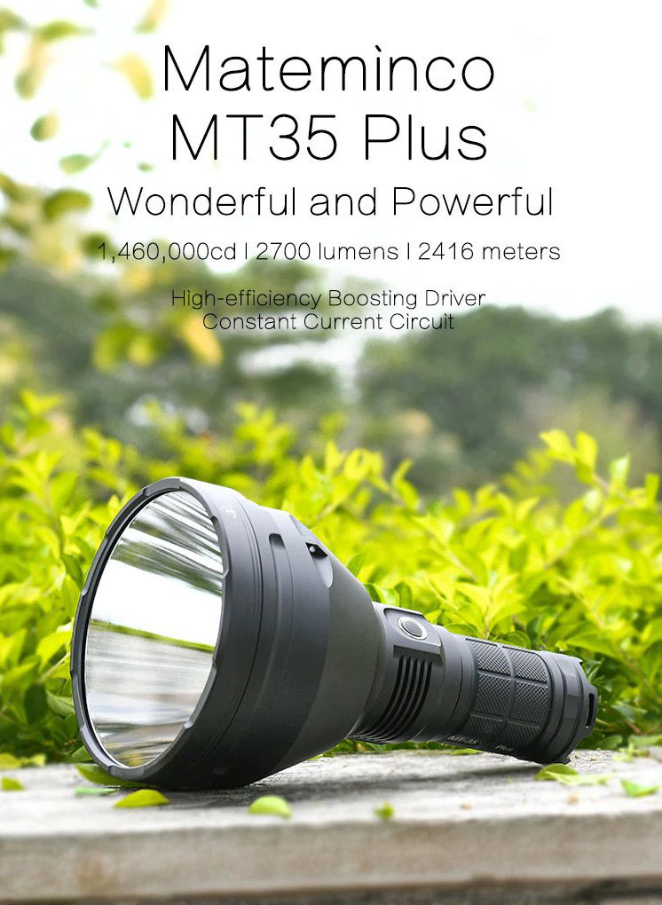 ไฟฉายสะพายแรงสูง แบบส่องไกล Mateminco MT-35 Plus