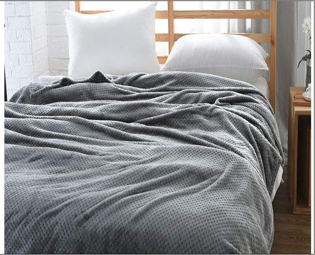 ผ้าห่มสไตล์ญี่ปุ่นลายตาข่าย 7x8 ฟุต เกรดพรีเมี่ยม Premium งานส่งออกญี่ปุ่น