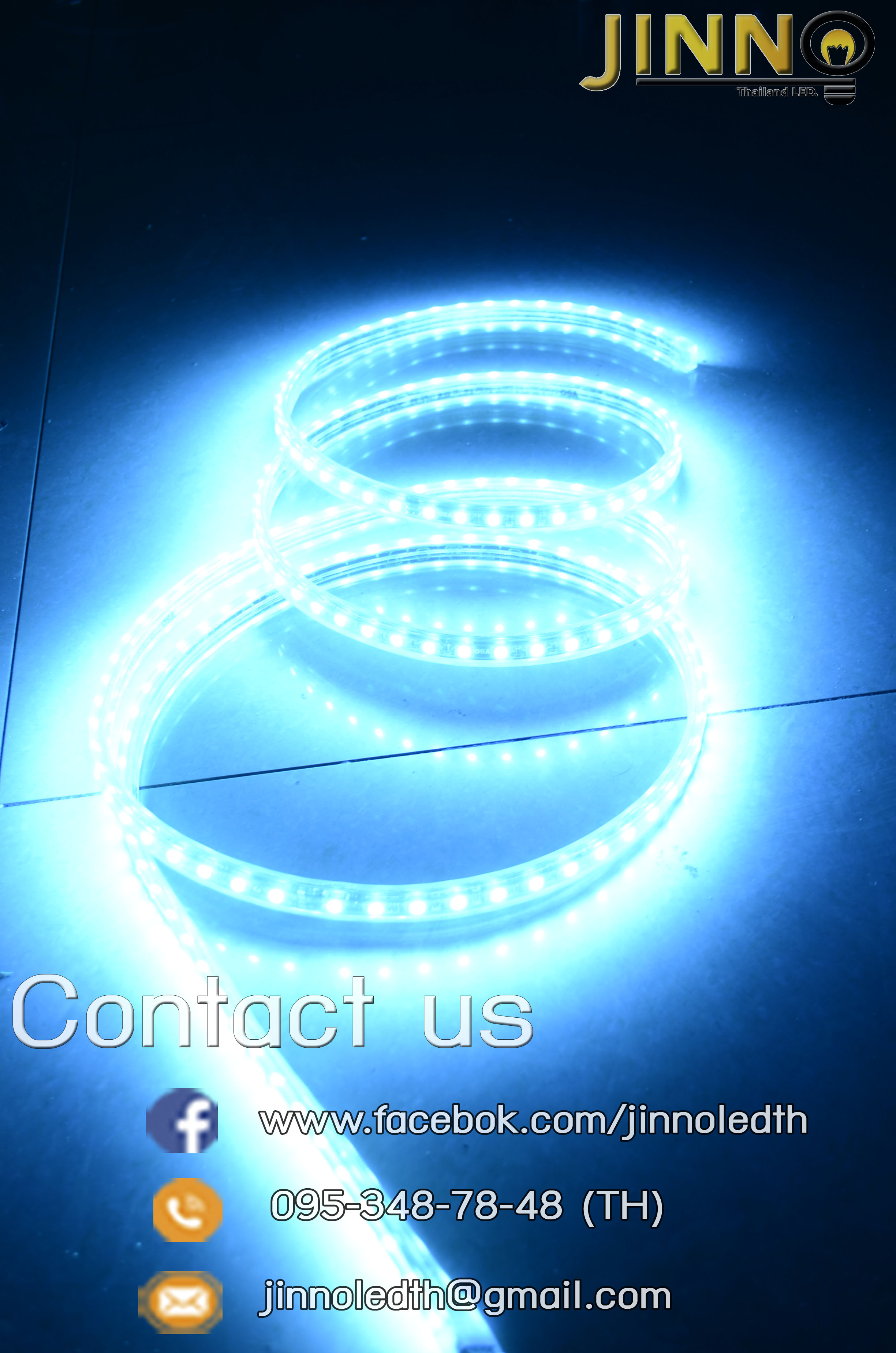 ไฟสายยาง 220v รุ่น SMD5050 60led/m