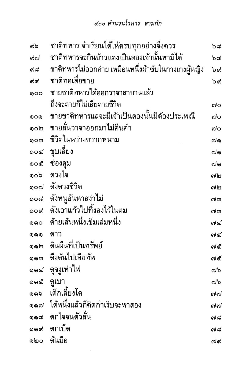 500 สำนวนโวหาร สามก๊ก โดย พ.ศ.พัฒนา