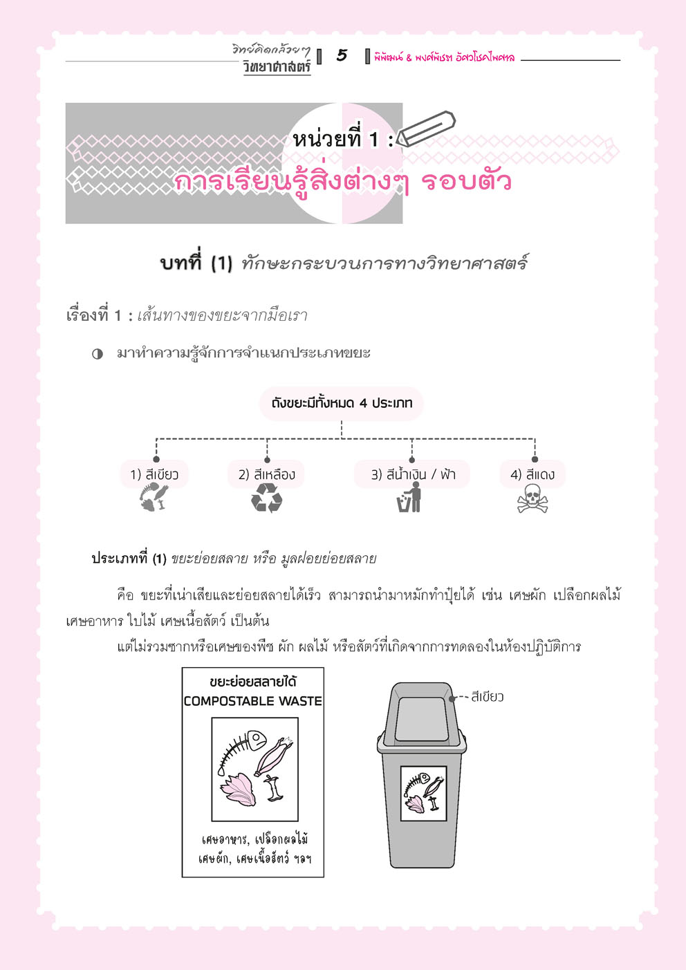 วิทย์คิดกล้วยๆ วิทยาศาสตร์ ป.5 เล่ม 1 (หลักสูตรใหม่) เพิ่มข้อสอบยาก สสวท. โดย พ.ศ.พัฒนา