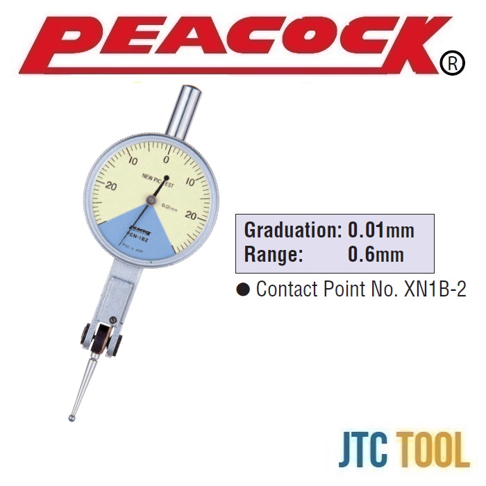 ไดอัลเทส - Dial Test Indicator One Revolution PCN Z Series [Brand: Peacock]