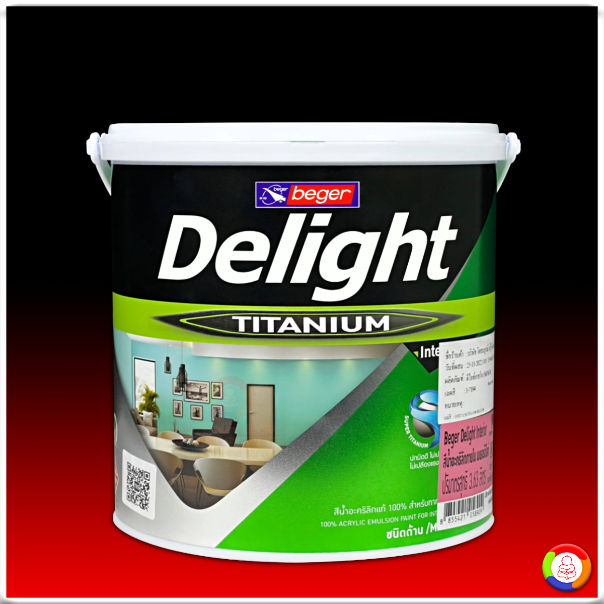 Beger Delight Titanium for Interior สีเบเยอร์ ดีไลท์ ไทเทเนียม (ภายใน)