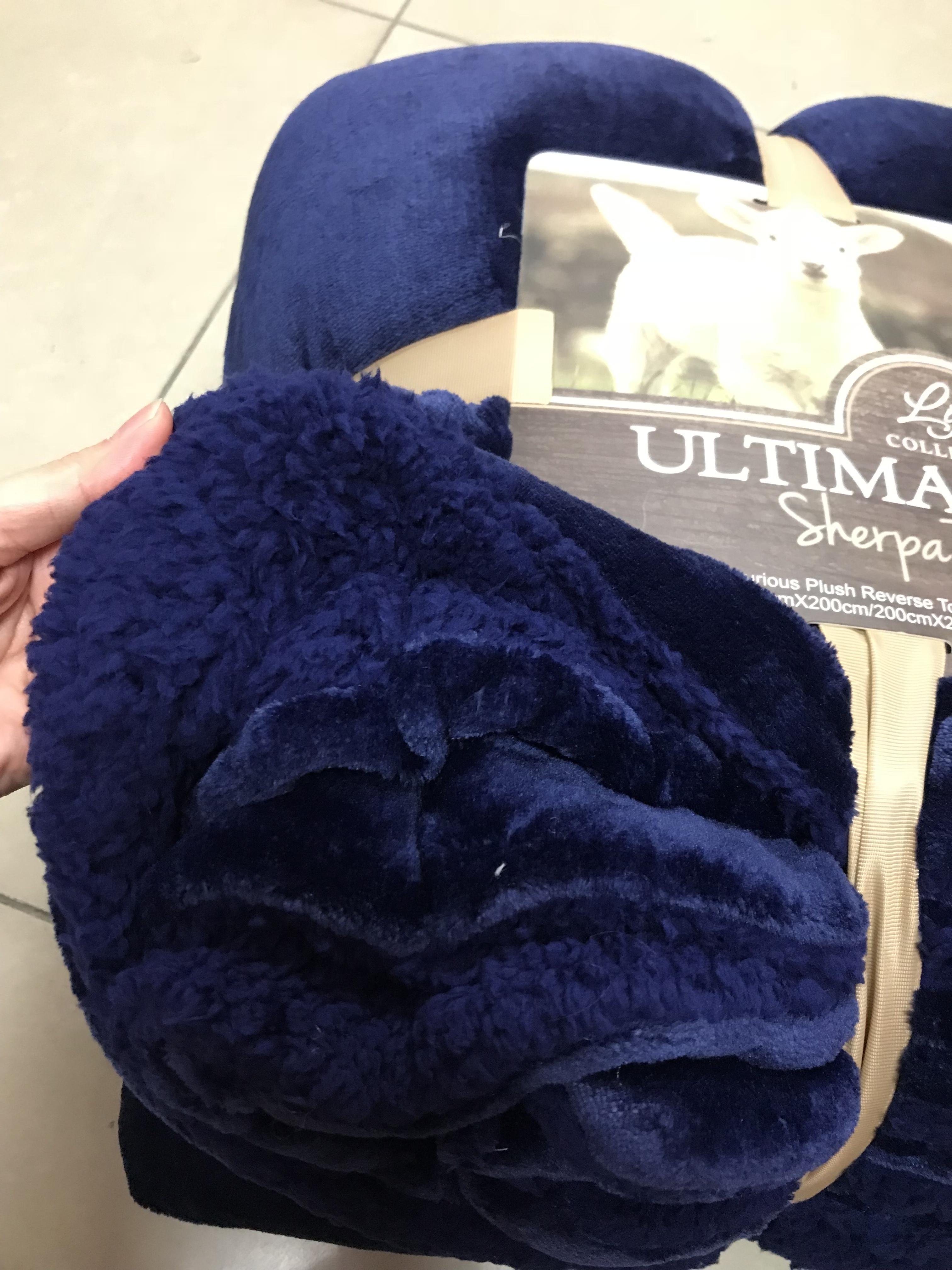 ผ้าห่มขนแกะ8ฟุต 2 ชั้น รุ่นสีเดียว โปร 595 ส่งฟรี