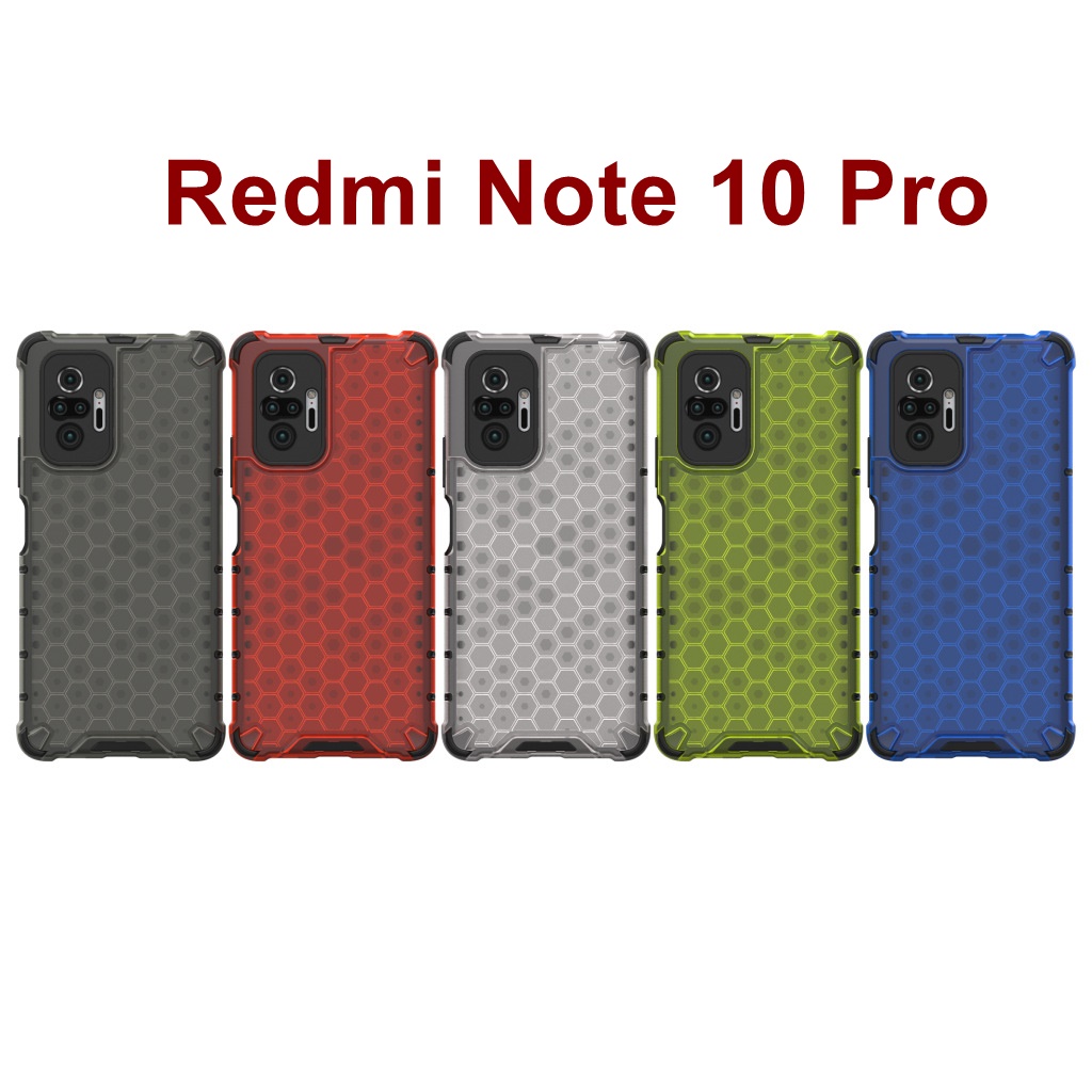 เคส Xiaomi Redmi Note 10 Pro ลายรังผึ้งกันกระแทกได้