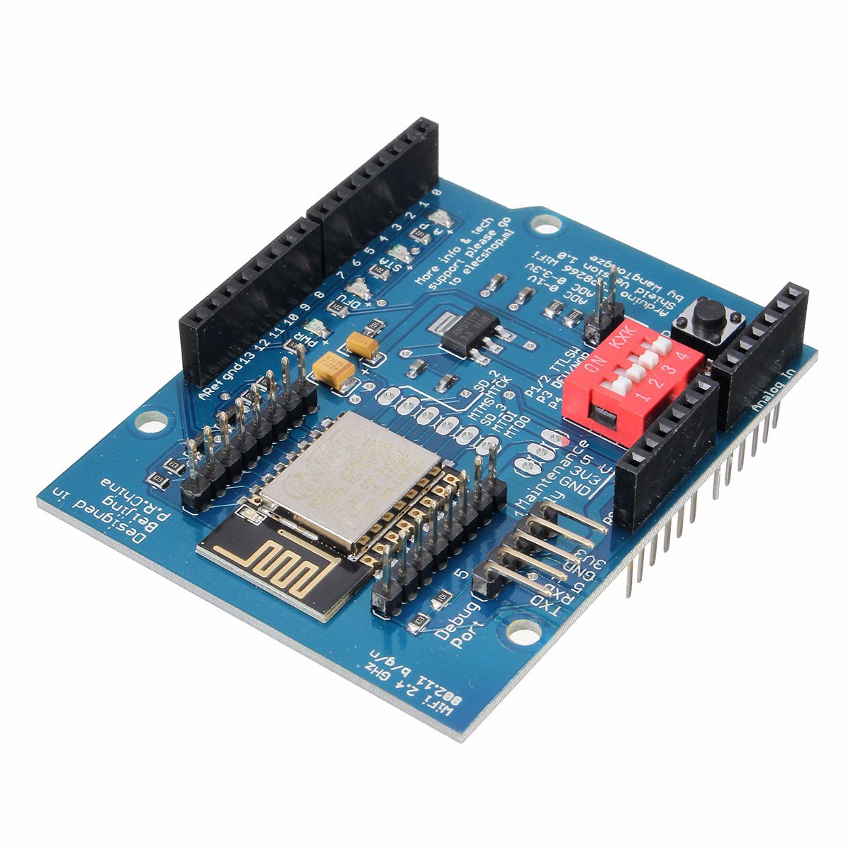 ESP8266 ESP-12E UART WIFI Wireless Shield For Arduino UNO R3