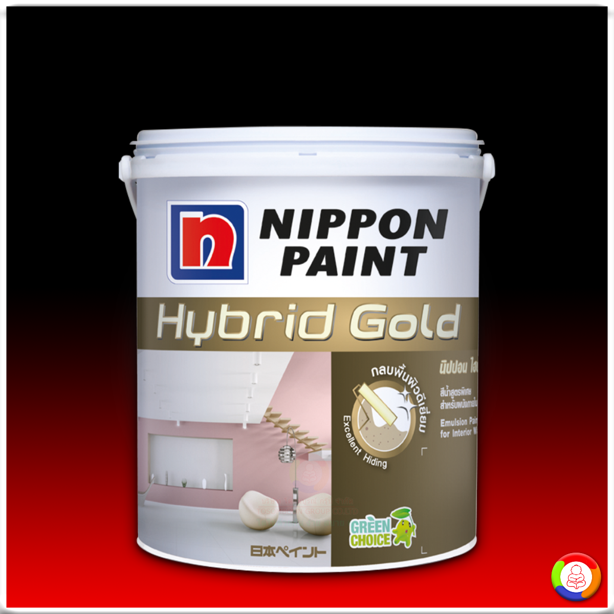 Nippon Paint Hybrid Gold นิปปอนเพนต์ ไฮบริดโกลด์ (1 แกลลอน)