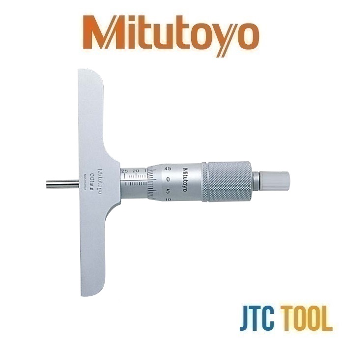 ไมโครมิเตอร์วัดลึก - Depth Micrometer Series 128 [Brand: Mitutoyo]