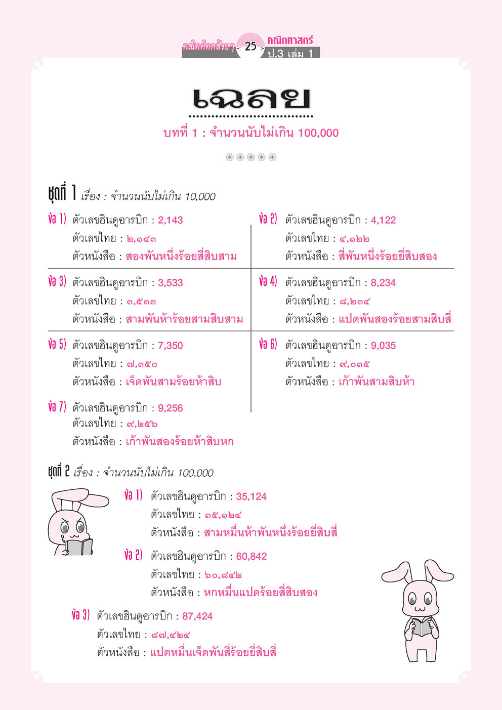 คณิตคิดกล้วยๆ คณิตศาสตร์ ป.3 เล่ม 1 (หลักสูตรใหม่) โดย พ.ศ.พัฒนา