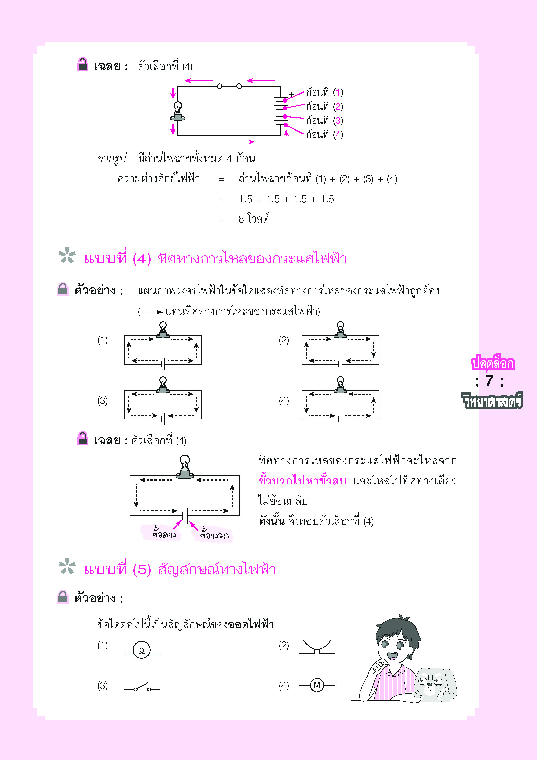 ปลดล็อก วิทยาศาสตร์ ป.6 เข้า ม.1 (ปรับปรุงใหม่ เพิ่มข้อสอบเข้า ม.1) โดย พ.ศ.พัฒนา