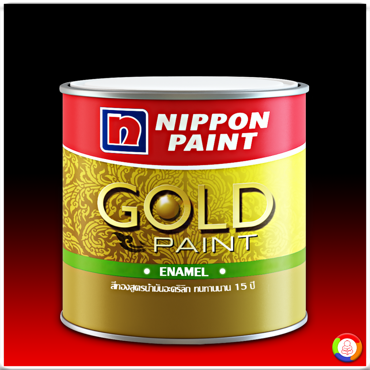 Nippon Paint Gold Paint Enamel นิปปอนเพนต์ สีน้ำมัน โกลด์เพนต์ สีทองคำ
