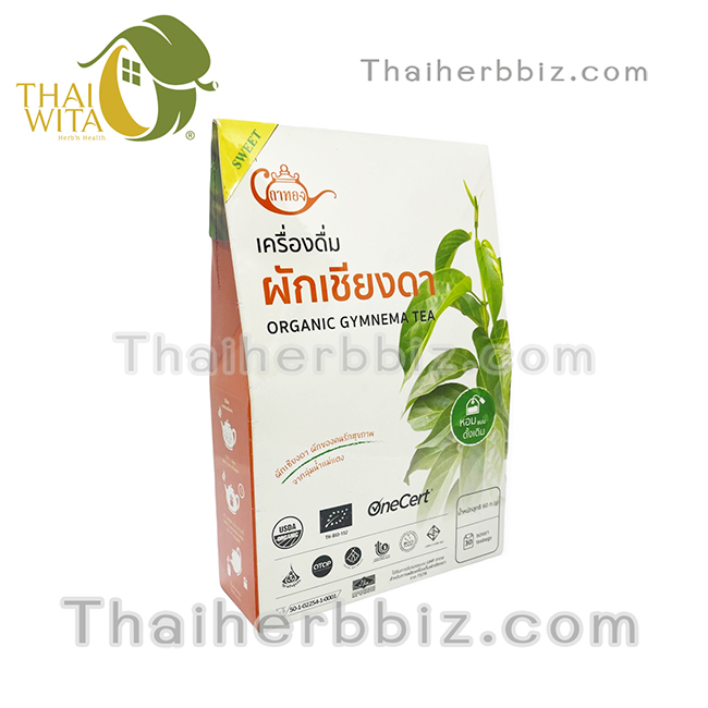 ชาเชียงดากาทอง เครื่องดื่มผักเชียงดา รสหวาน (30 ซอง)