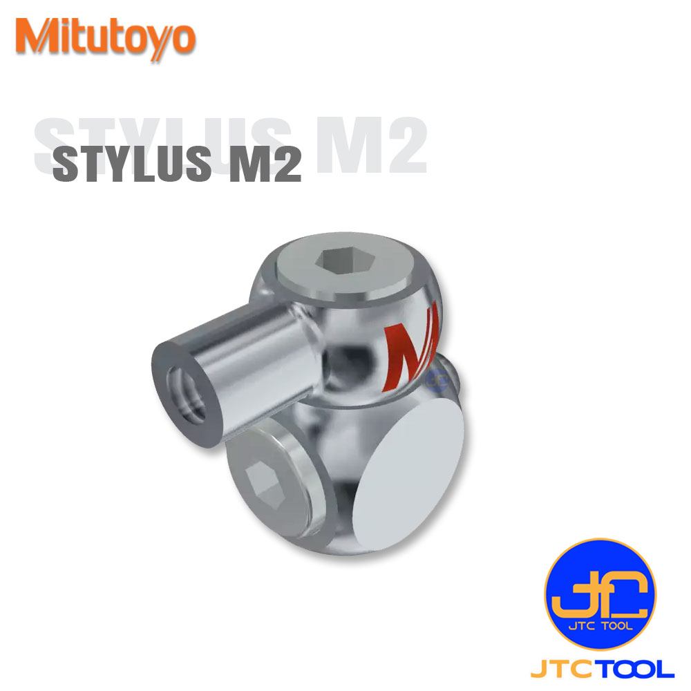 Mitutoyo ข้อต่อหัววัด(Stylus) สำหรับเครื่องจักร CMM ขนาด M2 แบบสแตนเลส - Knuckle joint stainless steel