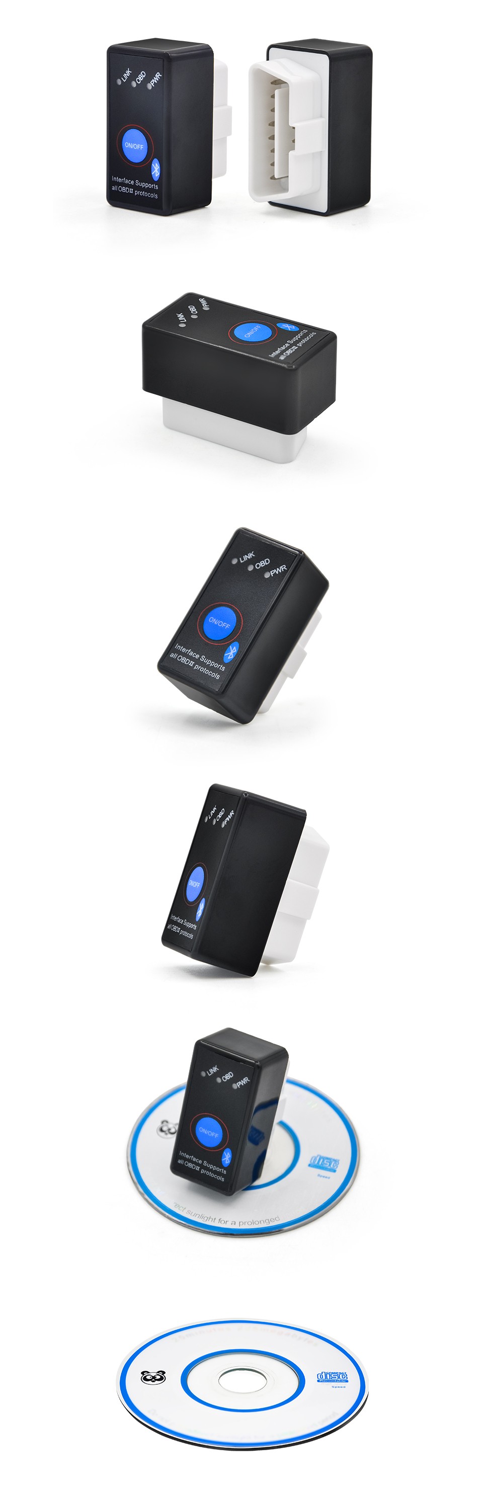 ELM327 MINI Bluetooth OBD-II แบบมีสวิทช์ เปิด-ปิดได้