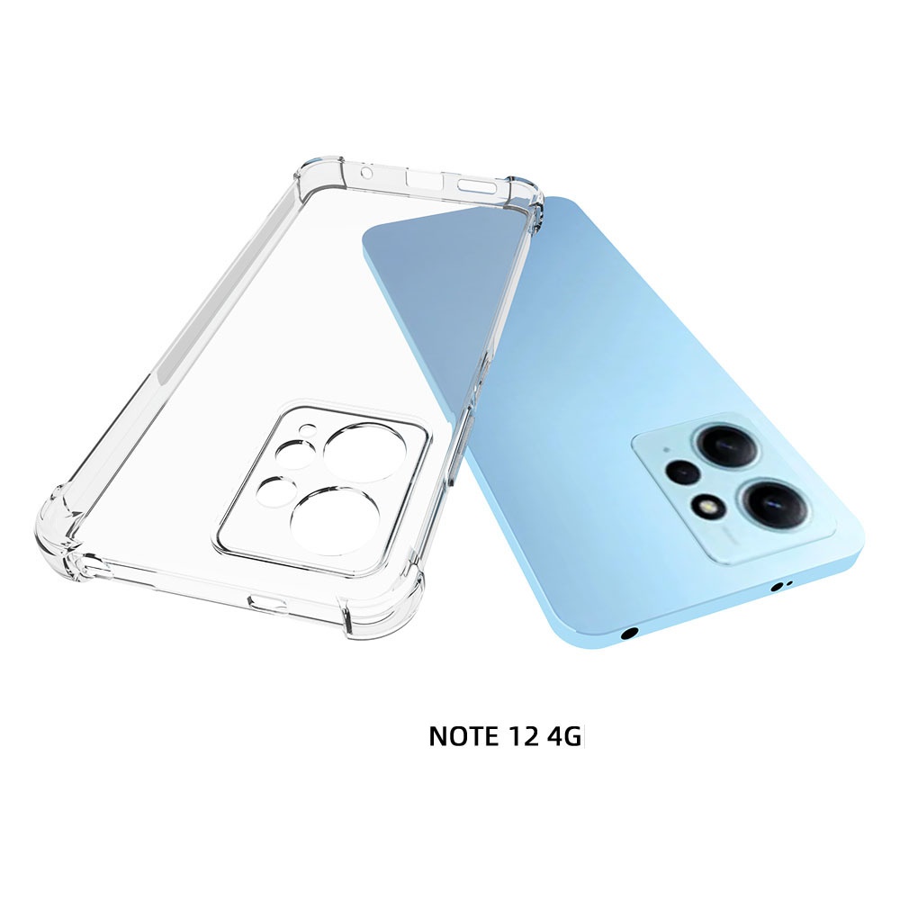 เคส redmi Note 12 4G แบบ TPU ใสเสริมขอบและมุมกันกระแทก