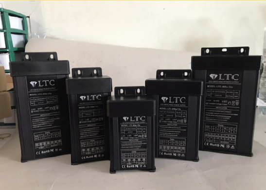 Power Supply 12V LTC กันฝน DC 12V 60W,120W,200W,300W,400W ราคา 340-600 บาท