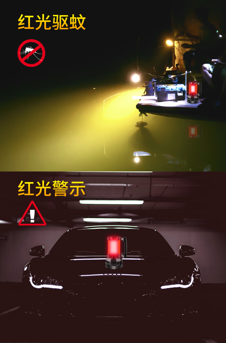 ไฟฉายจับถือ และสะพาย ขนาดกลาง Han Guang 2832G