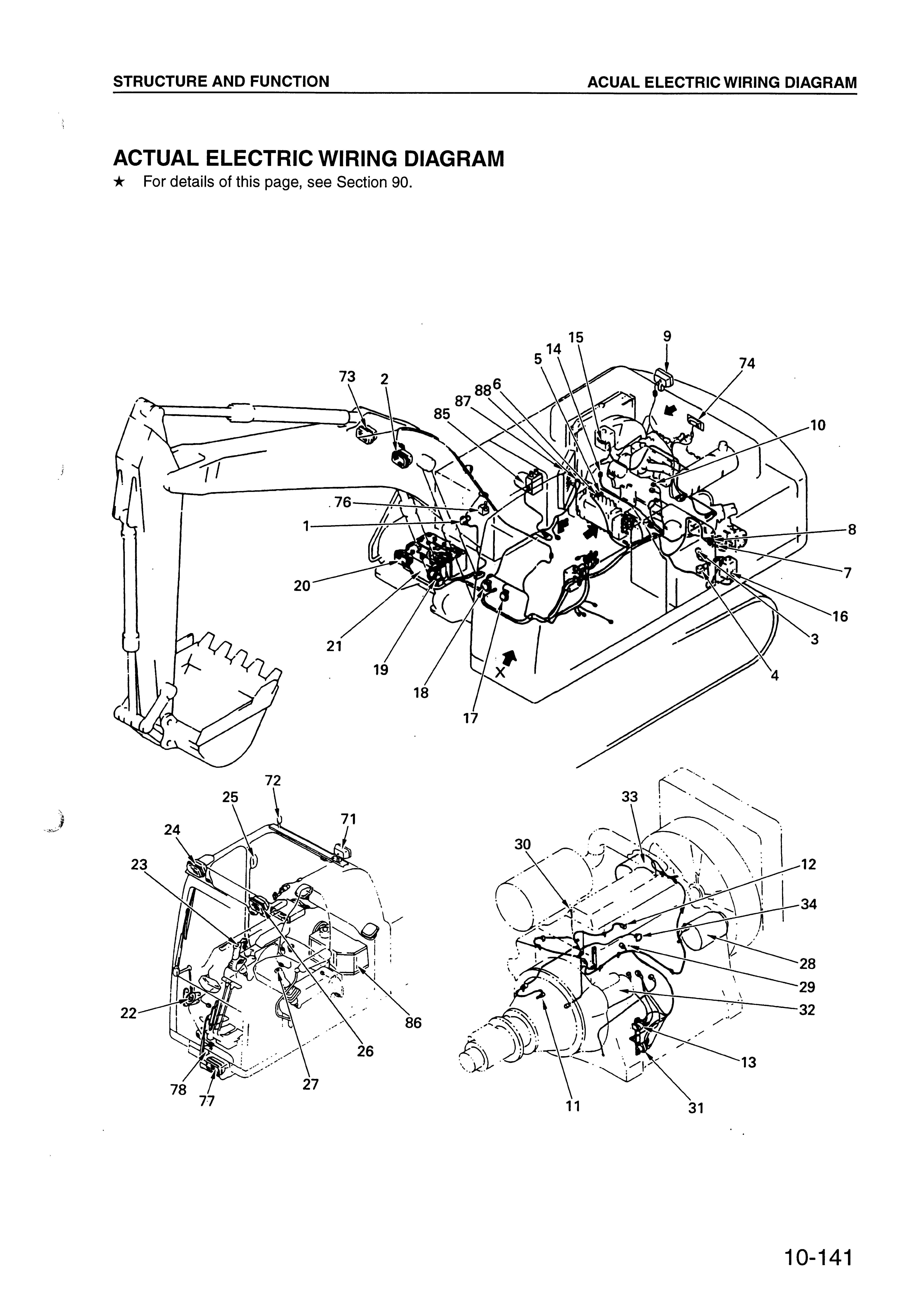 หนังสือ คู่มือซ่อม วงจรไฟฟ้า วงจรไฮดรอลิก จักรกลหนัก PC340-6K,PC340LC-6K,PC340NLC-6K K30001(ทั้งคัน) EN