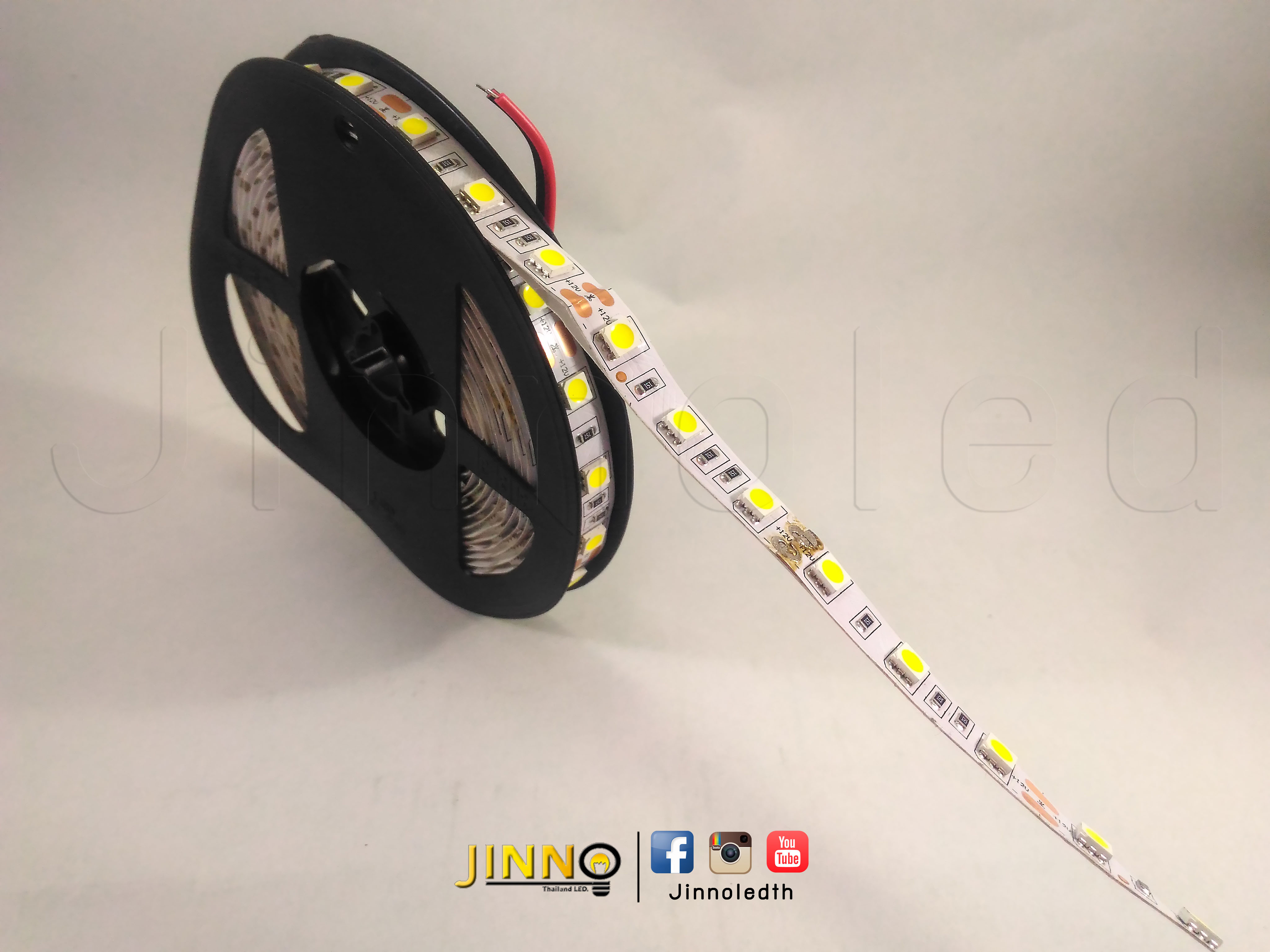 ไฟริบบิ้น 12v รุ่น 5050 IP20 : แบบไม่กันน้ำ