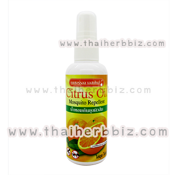 น้ำหอมกันยุงผิวส้ม Citrus Oil Mosquito Repellent (ขวดสเปรย์ 110 มล.)