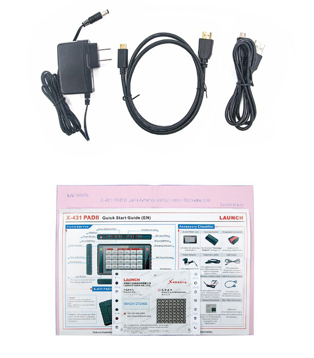 Launch X431 PAD II เครื่องมือวิเคราะห์รถยนต์หลากหลายยี่ห้อในเครื่องเดียว