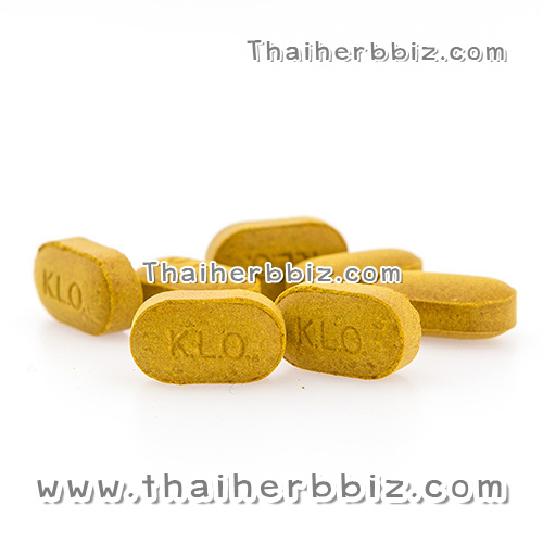 ยาขมิ้นชันชนิดเม็ด ขาวละออ ตราดอกว่าน 100 เม็ด