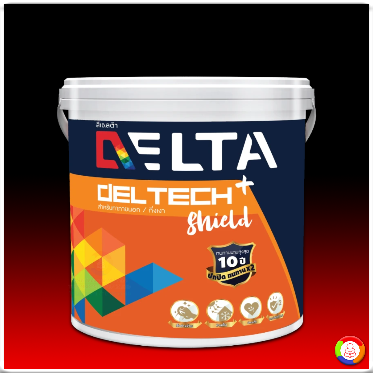 Deltech Plus for Exterior Semi-Gloss เดลเทคพลัส สำหรับภายนอก ชนิดกึ่งเงา