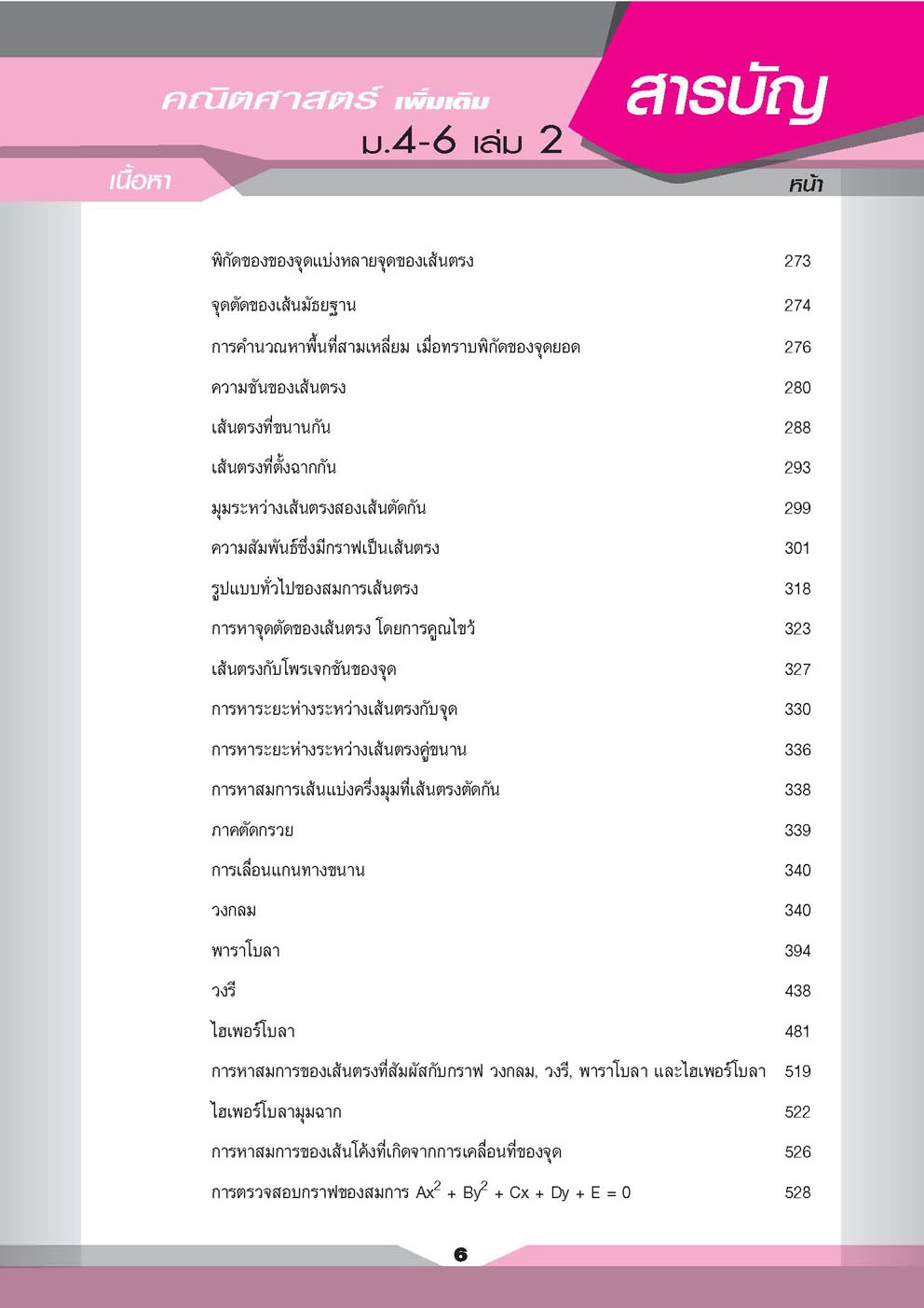 คู่มือคณิตศาสตร์ เพิ่มเติม ม. 4 - 6 เล่ม 2 (หลักสูตร 2551) โดย พ.ศ.พัฒนา