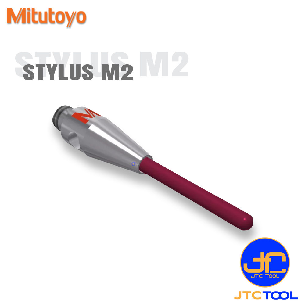 Mitutoyo ปลายสัมผัส(Stylus) สำหรับเครื่องจักร CMM ขนาด M2 แบบไม่มีก้านทำจากทับทิม - Cylinder Stylus ruby