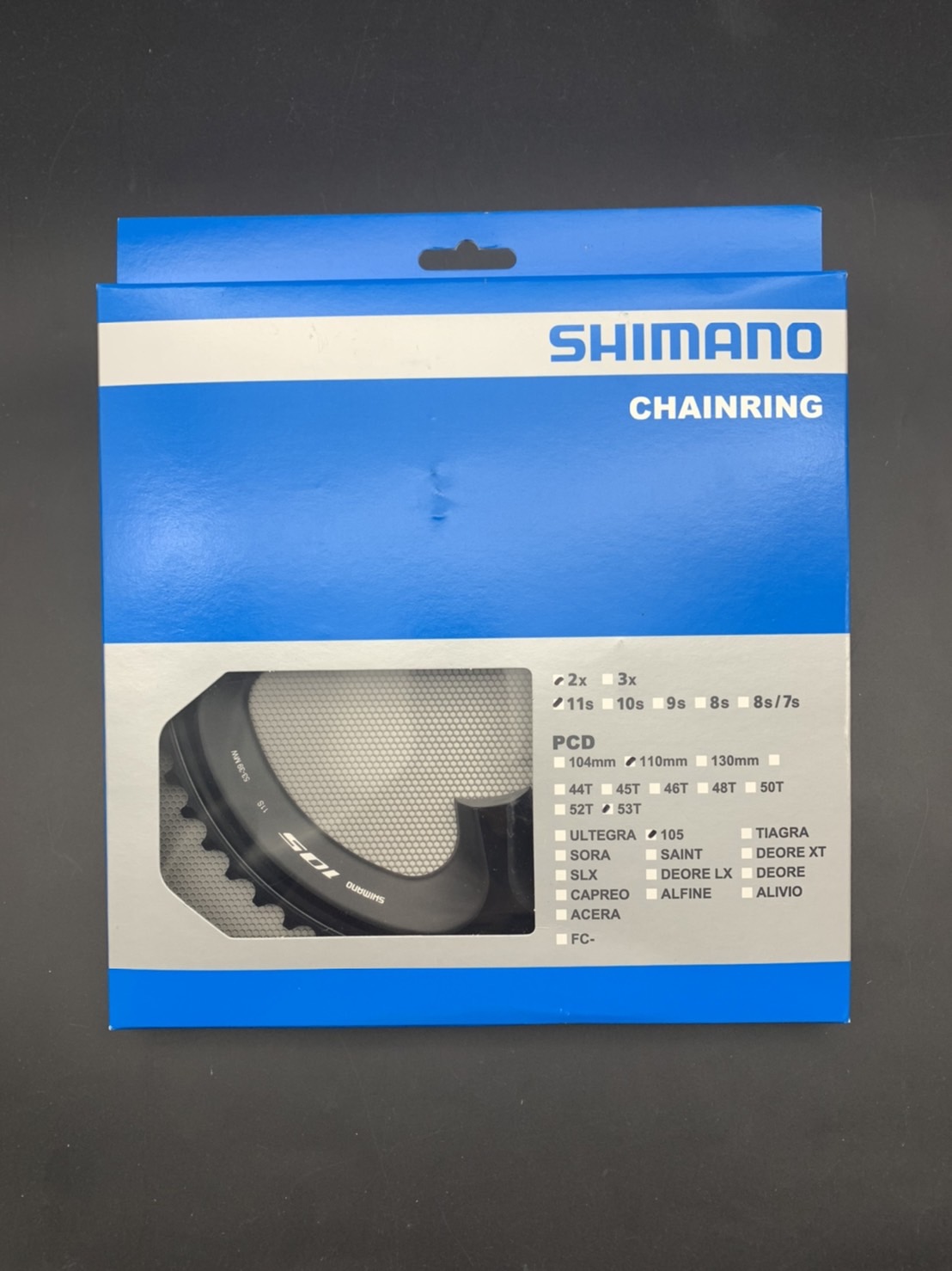 ใบจาน 105 FC-R7000 ใบใหญ่ มีขนาด 53/52/50