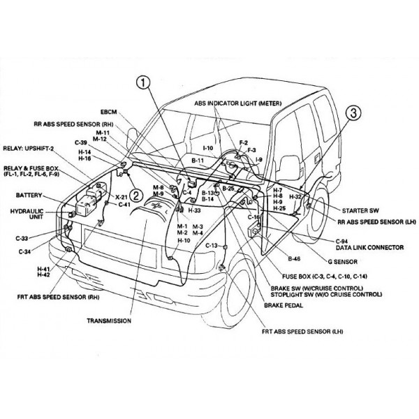 CD WIRING DIAGRAM ISUZU TROOPER ปี 1995 6VD1 (EN)