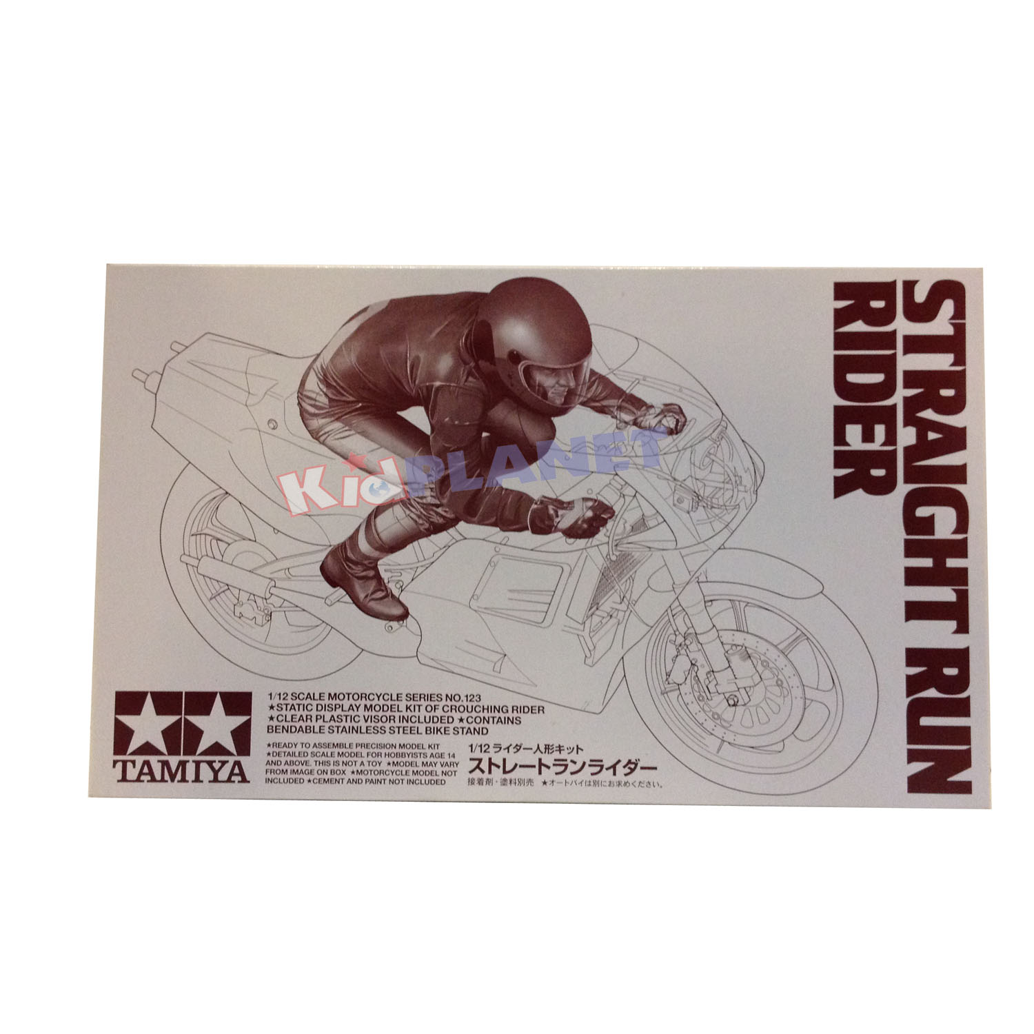 14123 TAMIYA MODEL 1/12 Motorcycle Straight Run Rider