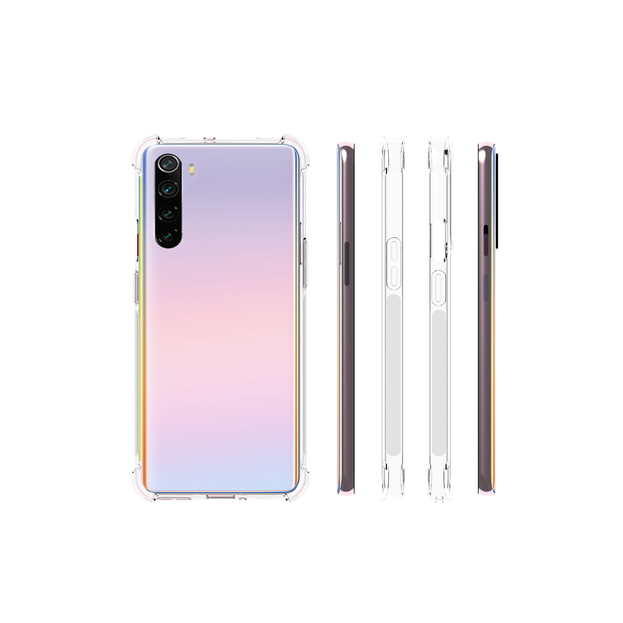 เคส OnePlus Nord ใสเสริมขอบและมุมกันกระแทก