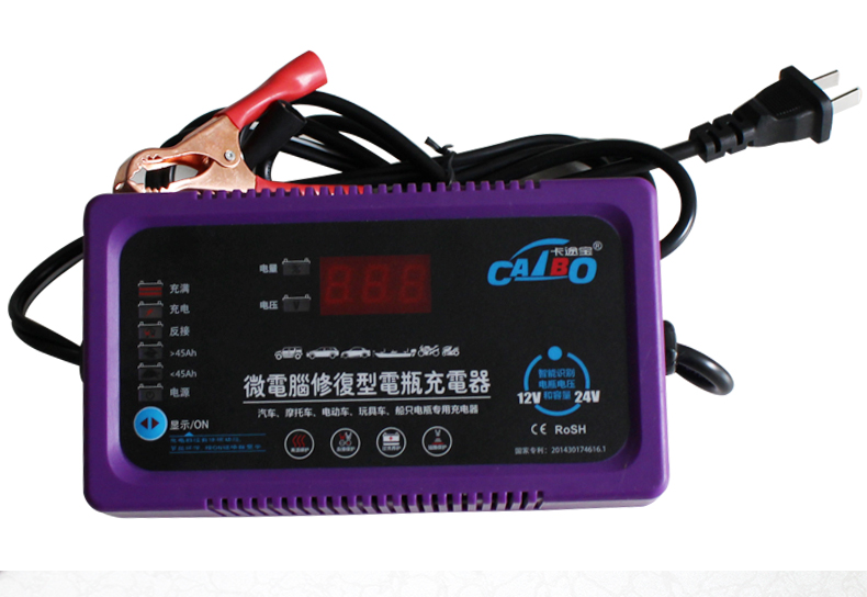เครื่องชาร์ทแบตเตอรี่รถยนต์ แบบเสียบไฟบ้าน 220 volt