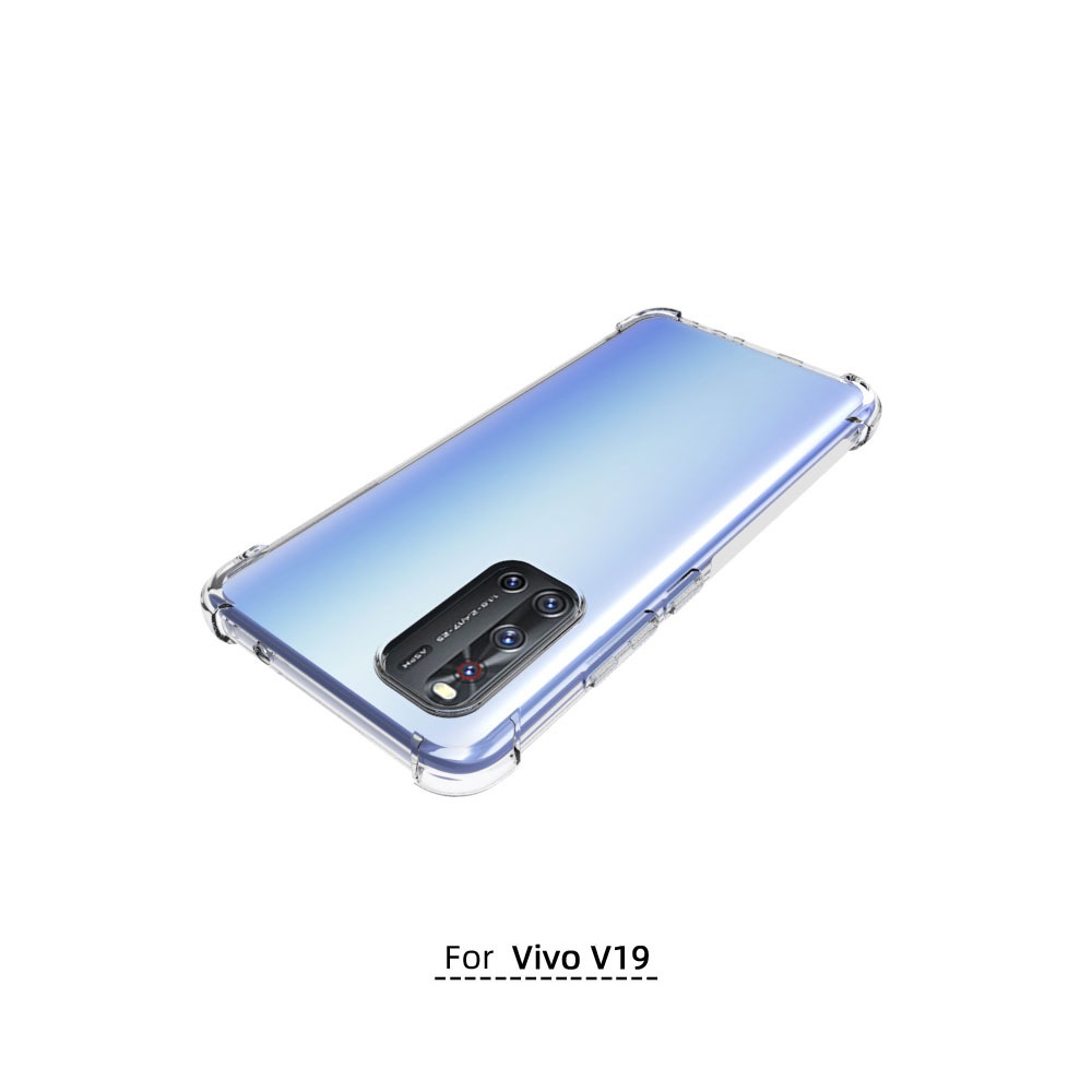 เคส Vivo V19 แบบ TPU ใสเสริมขอบและมุมกันกระแทก