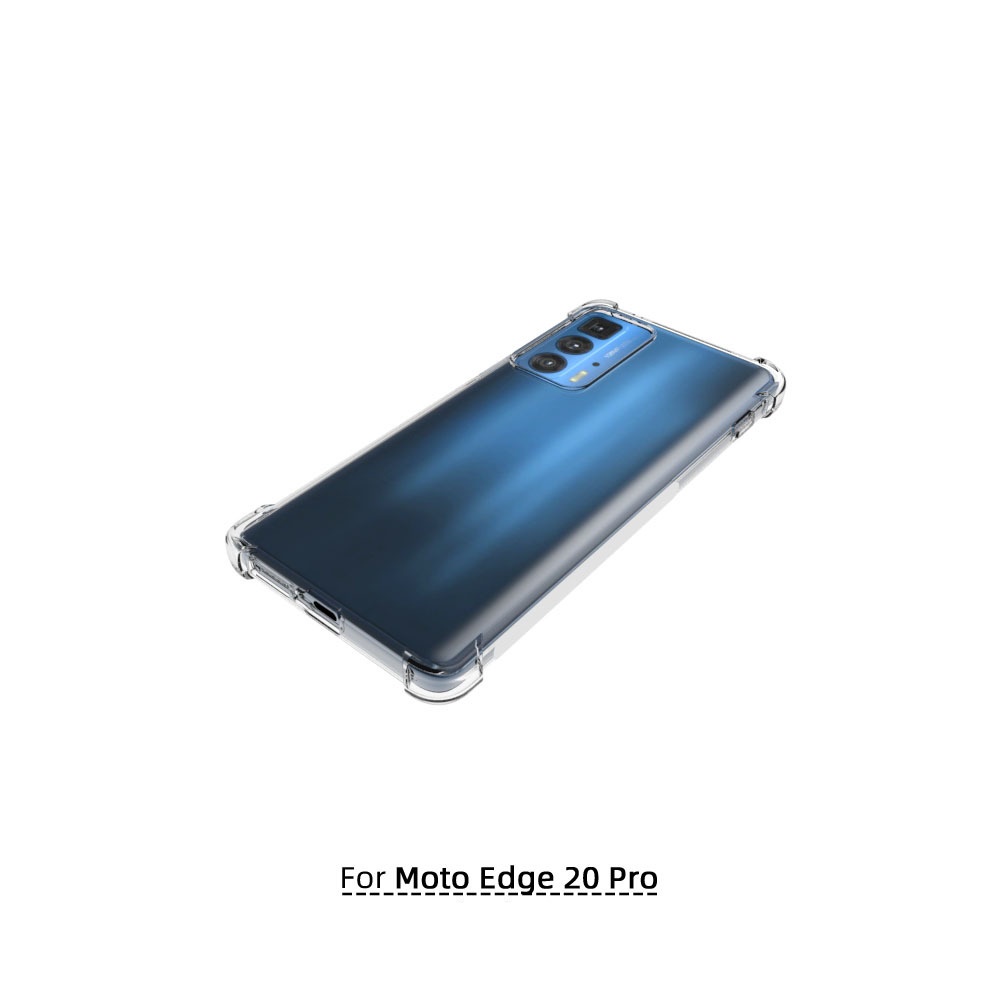 เคส Motorola edge 20 pro แบบ TPU ใสเสริมขอบและมุมกันกระแทก