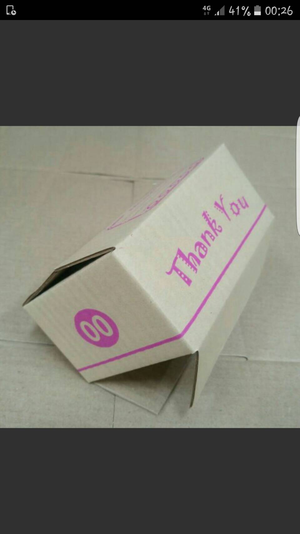 กล่องฝาชน 00 ขนาด 9x14x7cm