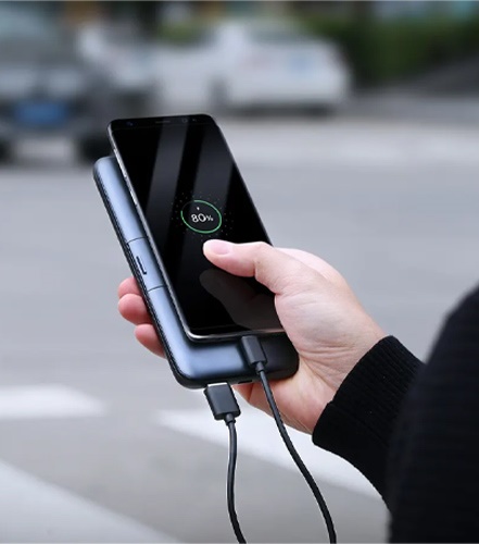 AUKEY PB-WL02 พาวเวอร์แบง ชาร์จเร็ว PD&QC3.0&SCP 22.5W 10000mAh with Wireless Charging 10W