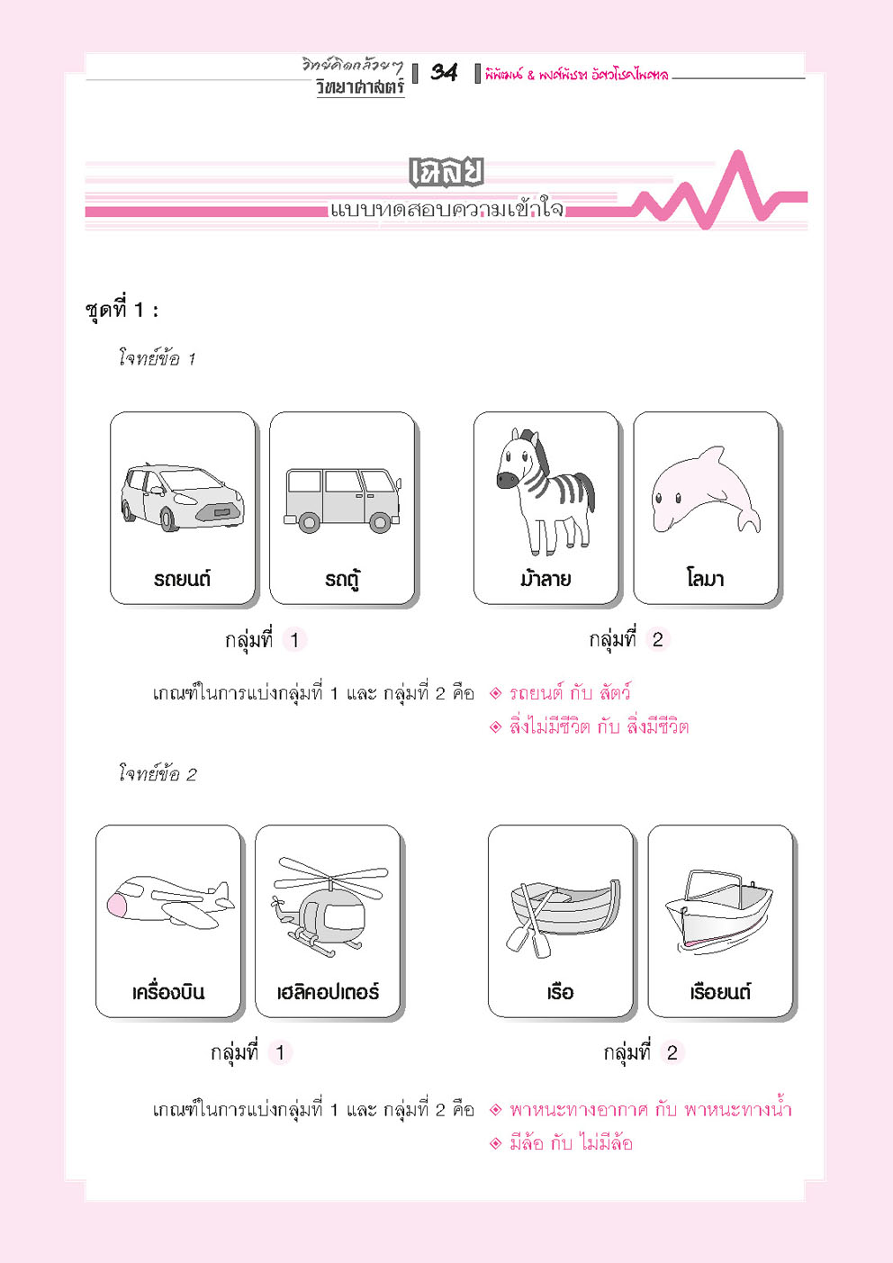 วิทย์คิดกล้วยๆ วิทยาศาสตร์ ป.2 เล่ม 1 (หลักสูตรใหม่) - ปรับปรุงเพิ่มข้อสอบยาก สสวท. โดย พ.ศ.พัฒนา