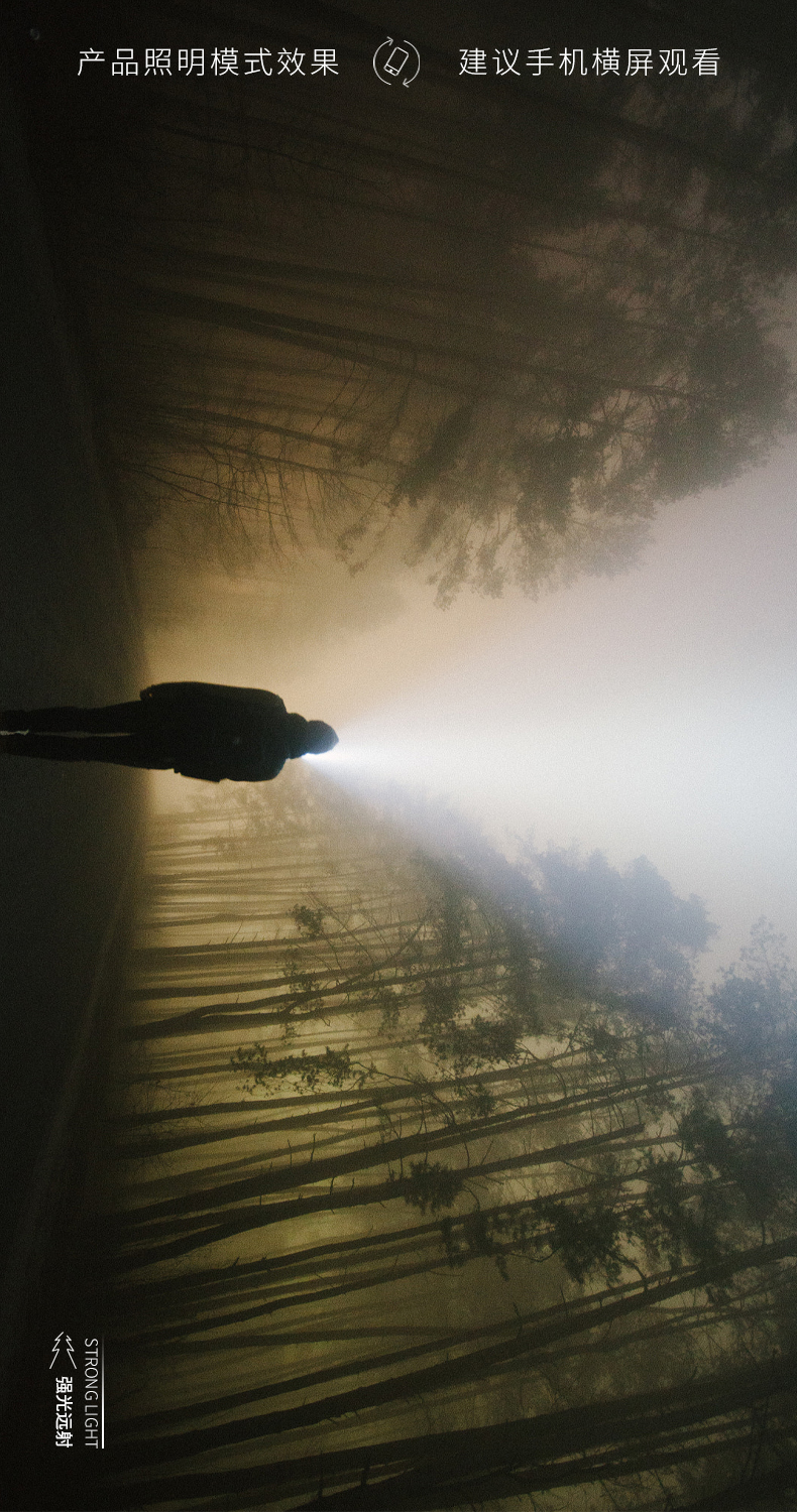 ไฟฉายจับถือ และสะพาย ขนาดกลาง Han Guang 2832G