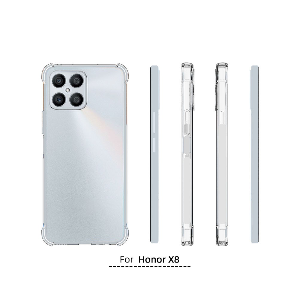 เคส Honor X8 4G แบบ TPU ใสเสริมขอบและมุมกันกระแทก