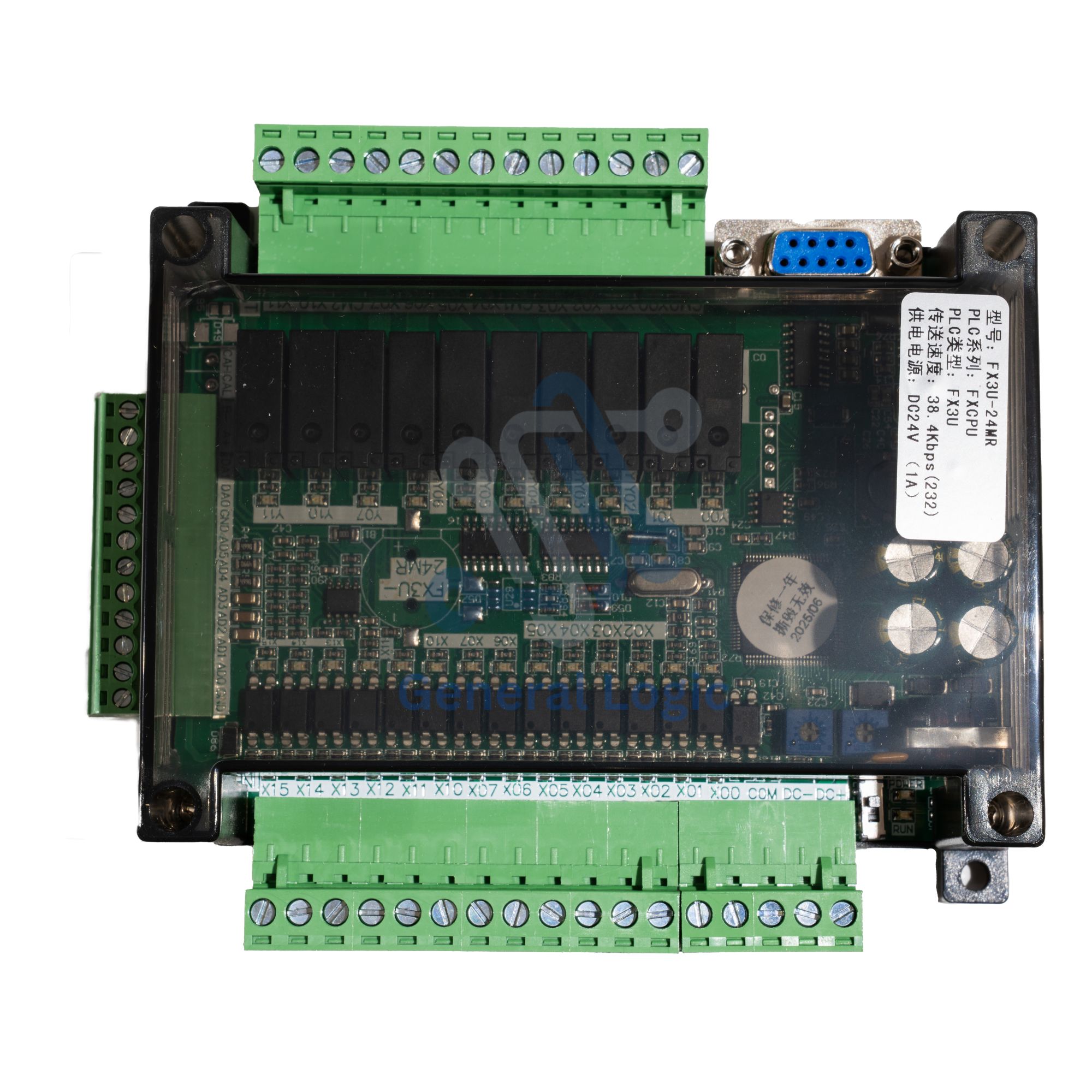 FX3U PLC Board บอร์ดควบคุม อุตสาหกรรม FX3U 14MT / 14MR / 24MT / 24MR