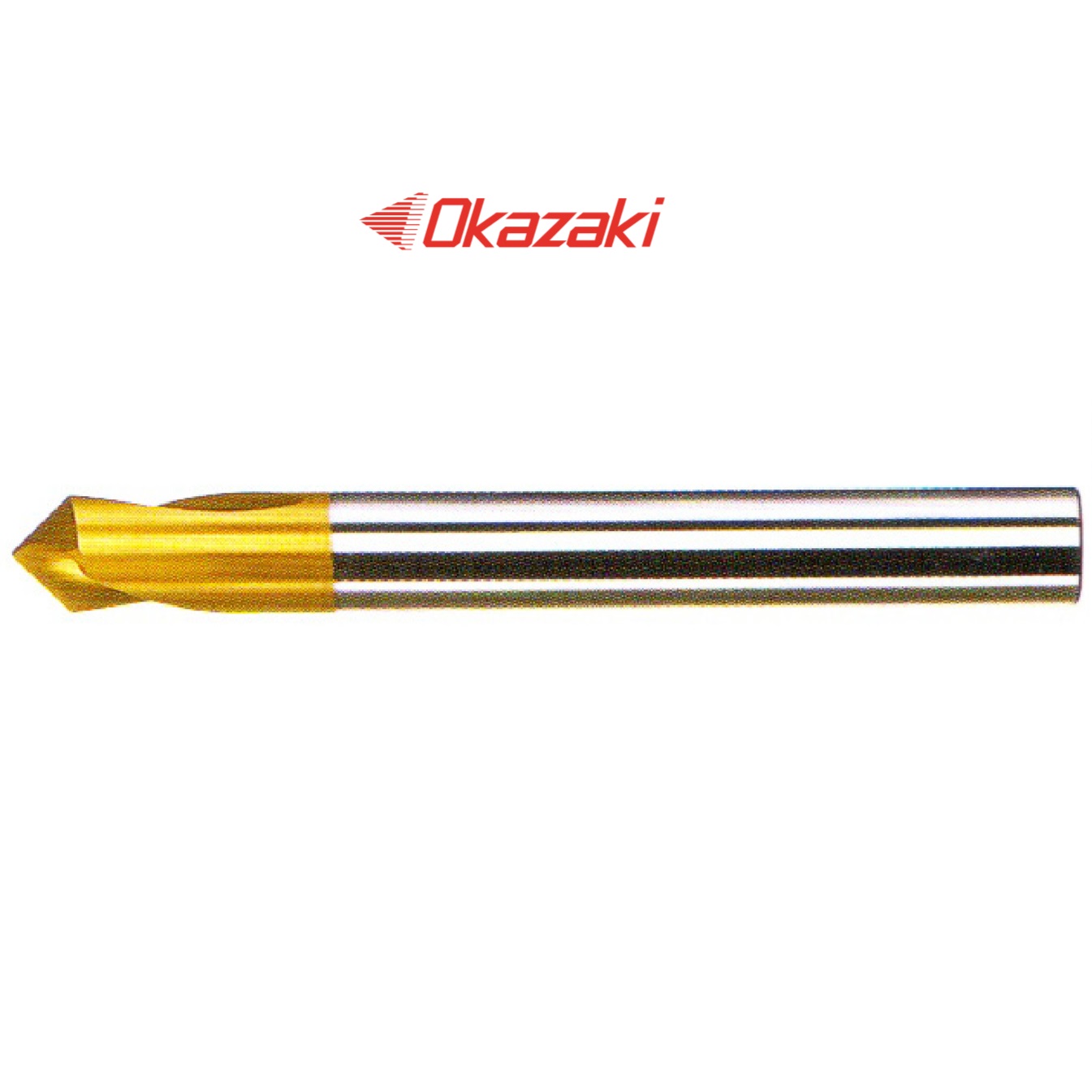 ดอกสว่านคาร์ไบด์เครื่องNC เคลือบ TiN - Point Drills for NC Machine TiN coated NPD Series [Brand: Okazaki]