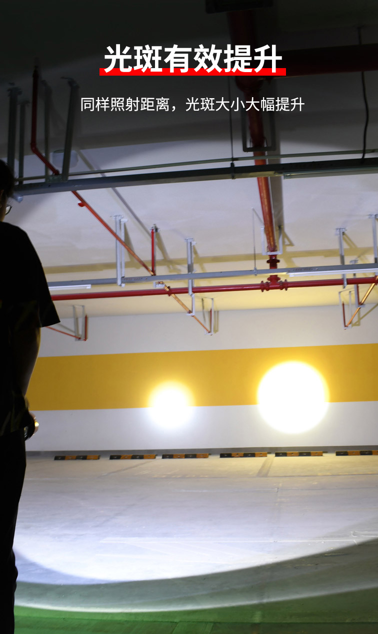 ไฟฉายสะพายแรงสูง ส่องไกล รุ่นมีชุดแบตเตอรี่ชาร์จได้ 2 ชุด H887