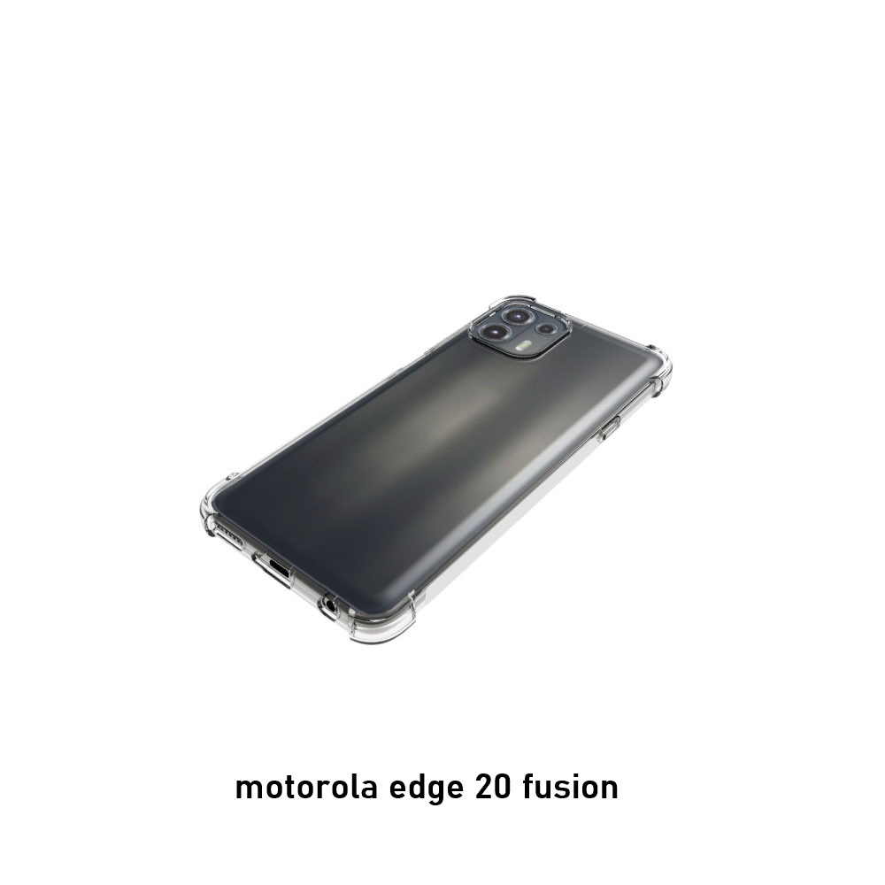 เคส Motorola edge 20 fusion แบบ TPU ใสเสริมขอบและมุมกันกระแทก