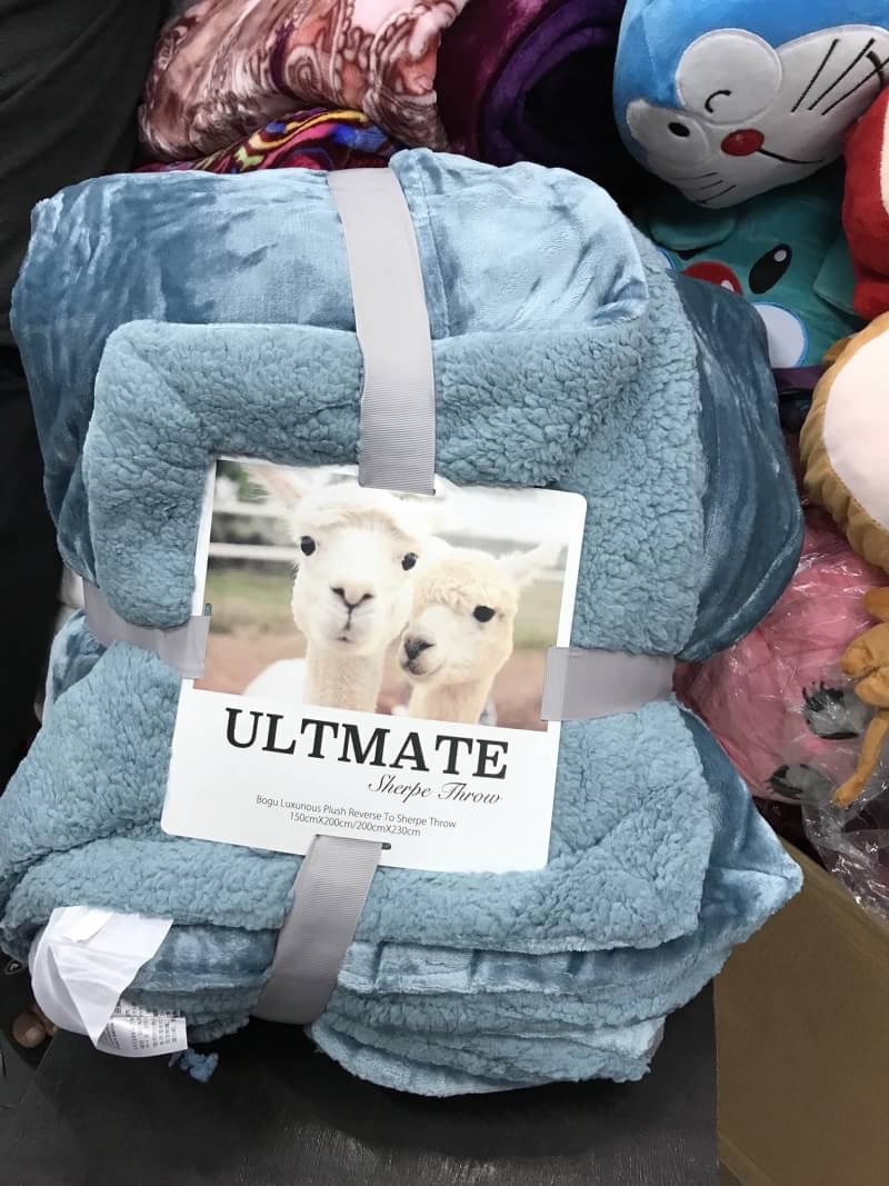 ผ้าห่มขนแกะ8ฟุต 2 ชั้น รุ่นสีเดียว โปร 595 ส่งฟรี