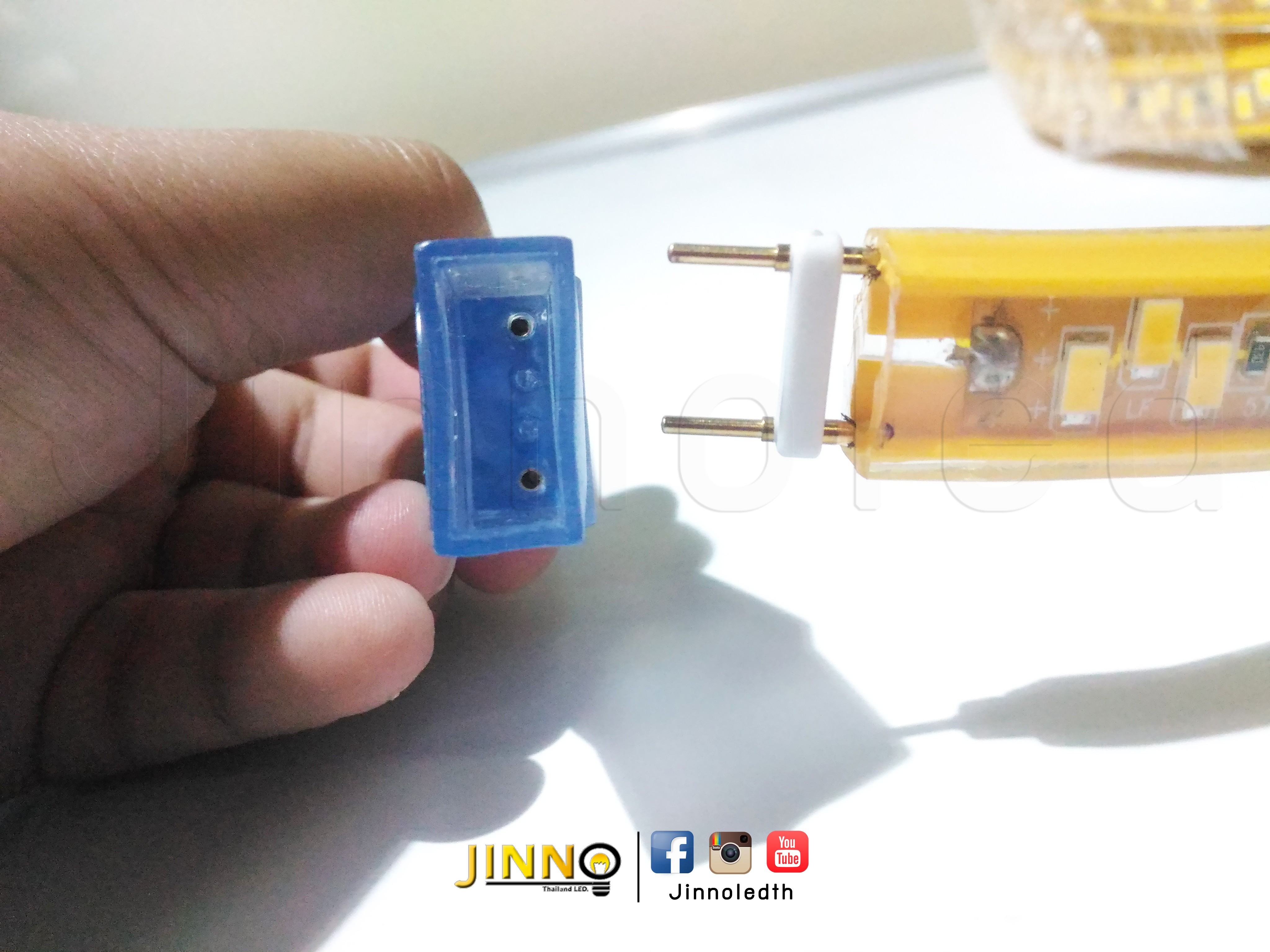 ชุดปลั๊กไฟ 220v 5630 120led : รุ่น Colour wire